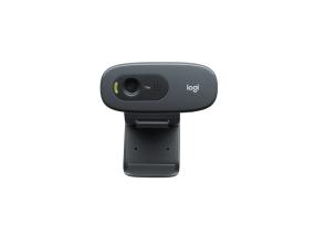 Logitech C270 HD webkamera, tummanharmaa