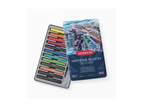 DERWENT Inktense 12kpl vesiväri värikyniä metallirasiassa
