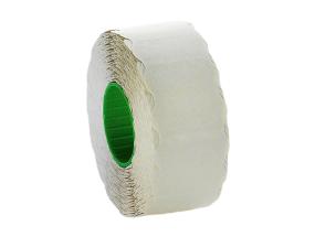 Tarratarra hintapistooliin 26x16mm valkoisella vaalealla liimalla 1000 kpl rullassa