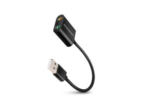 ÄÄNIKORTTI USB2.0 48KHZ/16BIT/0.15M ADA-12 AXAGON