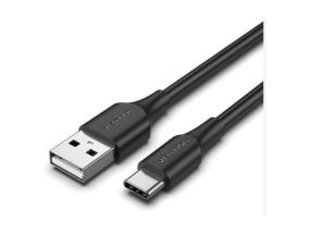 KAAPELI USB-C JA USB2.0/0.5M MUSTA CTHBD VENTION