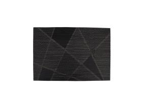Pöytämatto TEXTILE 30x45cm, musta neliön muotoinen