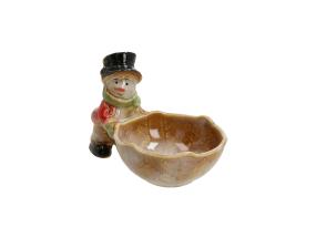 Koriste AMY SNOWMAN 16x10x9.5cm
