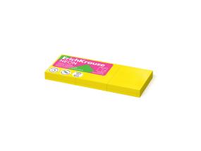 Muistipaperi 40x50mm ERICH KRAUSE Neon 3x100 arkkia neonkeltainen