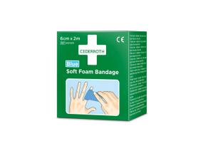 Laastari CEDERROTH Soft Foam laastari 6x200cm sininen