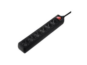 Hama Power Strip, 6-paikkainen, 5 m, musta - Jatkojohto