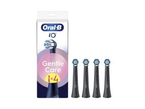 Braun Oral-B iO Gentle Care, 4 kpl, musta - lisäharjat