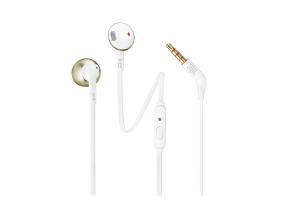 JBL Tune 205, valkoinen/kultainen - In-ear kuulokkeet