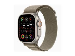 Apple Watch Ultra 2, 49 mm, Alpine Loop, suuri, vihreä - Älykello