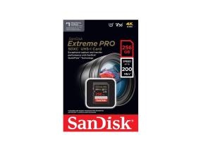 SANDISK Extreme Pro UHS-I, SDXC, 256 Gt, pakko - Mälukaart