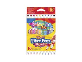 Huopakynät Colorino Kids 2 kärkeä, 10 väriä