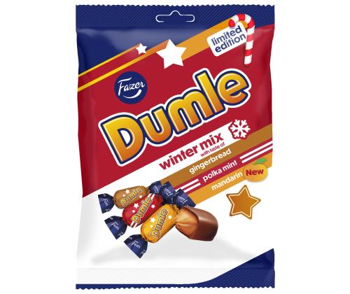 FAZER Dumle Winter Mix -karkkipussi 180g