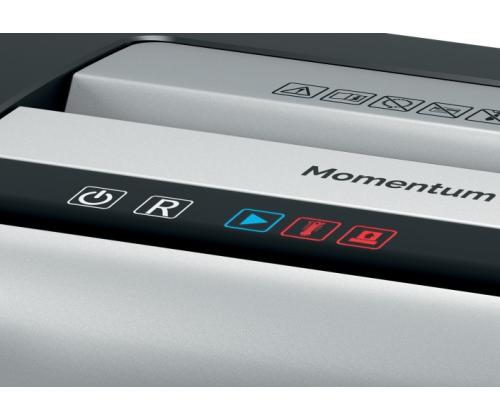 Rexel Momentum X415 paperisilppuri Ristisilppuava 4x40mm, P4, harmaa/musta (SPEC)