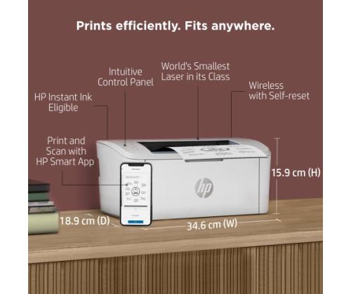 HP LaserJet M110w -tulostin Laser S/W A4 20 ppm USB Wi-Fi