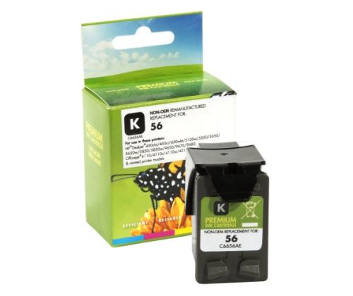 Yhteensopiva Static-Control Hewlett-Packard 56 (C6656A) musta, 450 p.