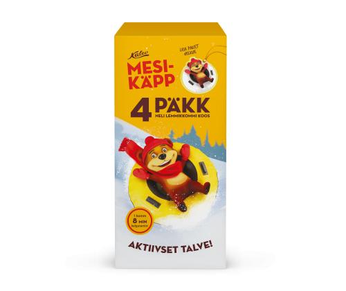 Karkkiseos KALEV Mesikäpp Nelipäkk 420g
