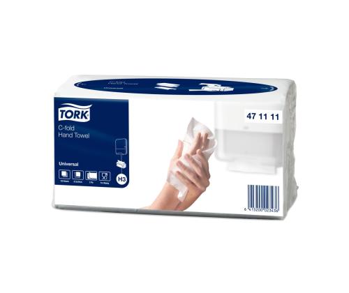 Lakanapyyhe 2-kerroksinen TORK H3 C-Fold Universal 24x27cm 120 arkkia (471111)