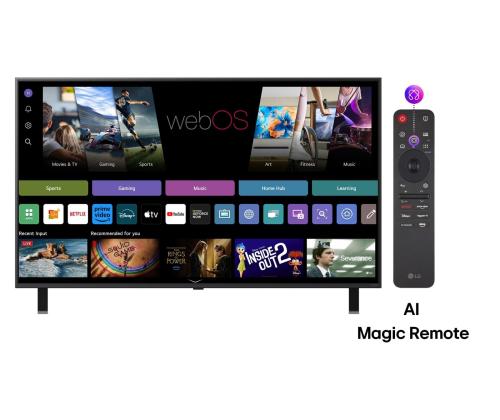 Televisio LG 86" 4K/Smart 3840x2160 Langaton LAN Bluetooth webOS Musta 86QNED85A3C