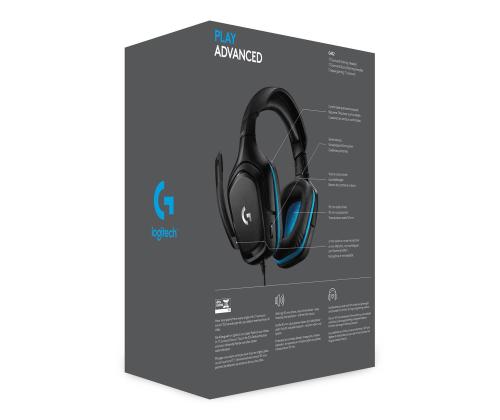 KUULOKKEET PELIKUULOKKEET G432/MUSTA 981-000770 LOGITECH