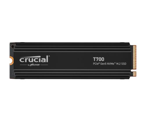 Kiintolevyasema SSD CRUCIAL T700 2TB M.2 PCIE NVMe TLC Kirjoitusnopeus 11800 Mt sekunnissa Lukunopeus 12400 Mt sekunnissa...
