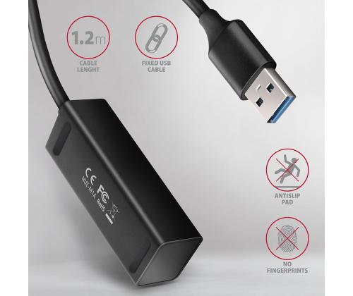 I/O HUB USB3.2 4PORT MINI/1.2M HUE-M1AL AXAGON