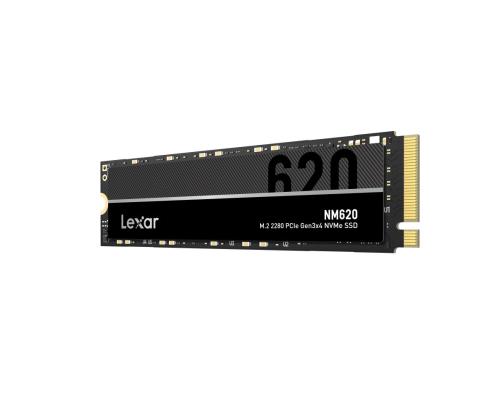 SSD LEXAR NM620 512GB M.2 PCIE NVMe Kirjoitusnopeus 2400 Mt/s Lukunopeus 3300 Mt/s MTBF...