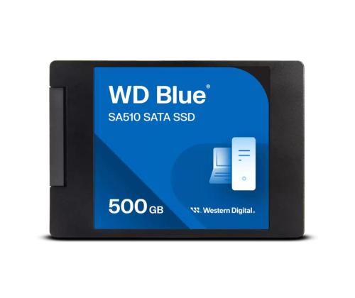 SSD WESTERN DIGITAL Blue SA510 500GB SATA 3.0 Kirjoitusnopeus 510 Mt/s Lukunopeus 560 Mt...