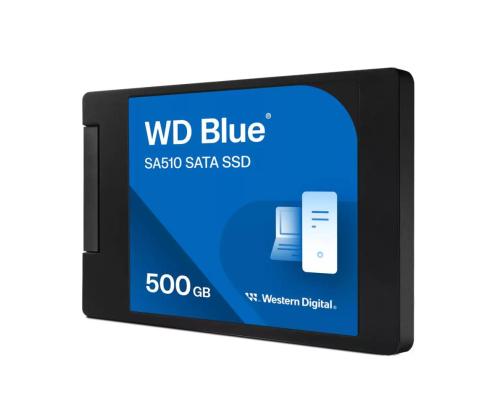 SSD WESTERN DIGITAL Blue SA510 500GB SATA 3.0 Kirjoitusnopeus 510 Mt/s Lukunopeus 560 Mt...