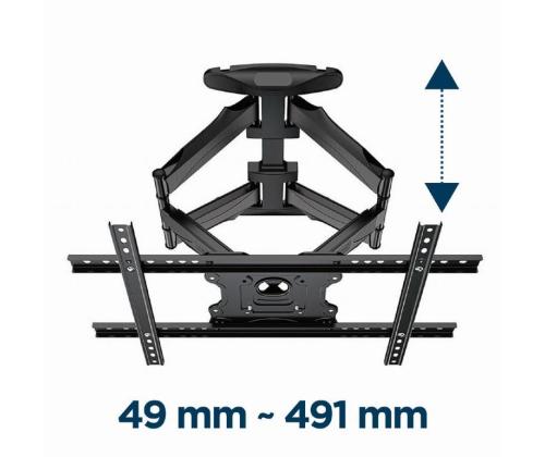 Televisio ACC SEINÄKIINNIKE 32-75"/WM-75ST-01 GEMBIRD