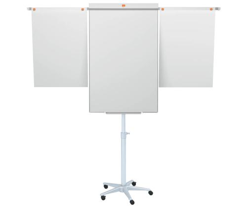 NOBO Impression Pro valkotaulu pyörillä 700x1000mm lisäkiskoilla