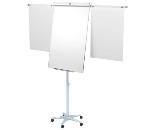NOBO Impression Pro valkotaulu pyörillä 700x1000mm lisäkiskoilla