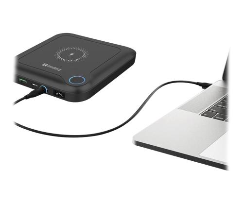 SANDBERG All-in1 kannettavan tietokoneen Powerbank 24000