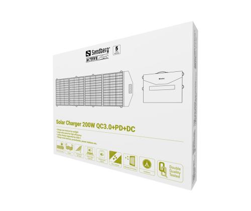 SANDBERG aurinkolaturi 200W QC3.0+PD+DC