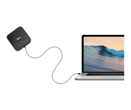 I-TEC USB-C HDMI Dual DP -telakointiasema