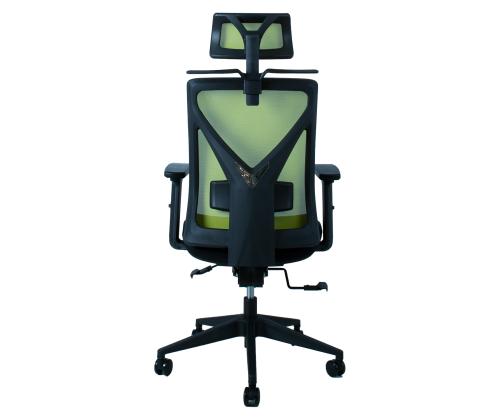 Työtuoli MIKE 64x65xH110-120cm, musta/vihreä