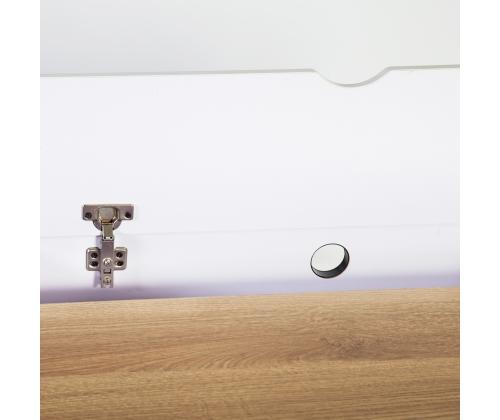 Työpöytä STUDY 90x60xH76cm, tammi, melamiinilevy, metalli