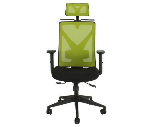 Työtuoli MIKE 64x65xH110-120cm, musta/vihreä