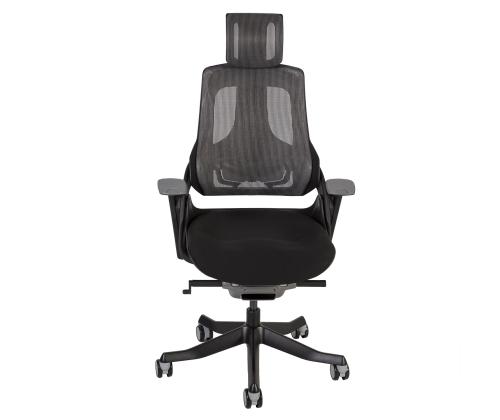 Tietokonetuoli/työtuoli WAU 70x70xH112-129cm, musta/harmaa