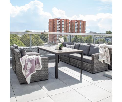 Kulmasohvamoduuli GENEVA 81x81xH78cm, harmaa