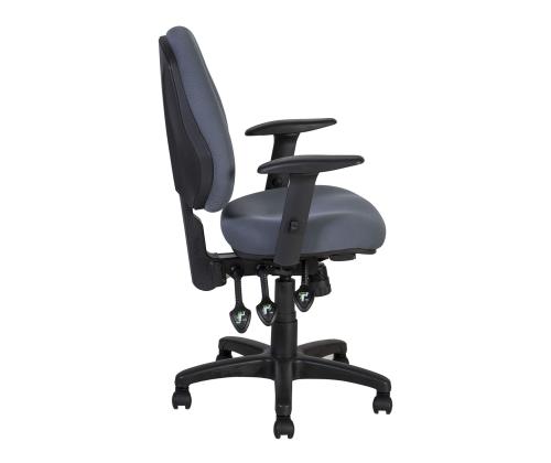 Arvutitool/kontoritool SAGA, 64x64xH95,5-115cm, sali, polyesterikangas, muovi