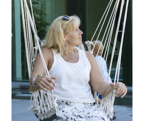 Riipputuoli HIP sininen raidallinen