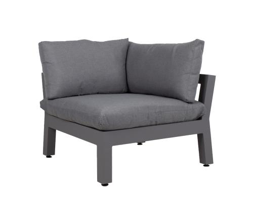 Kulmasohvamoduuli FLUFFY, harmaa, 93x93xH66cm