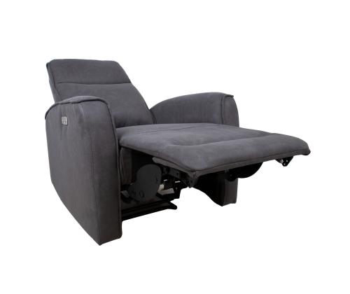 Nojatuoli BUSTER sähköinen lepotuoli, ruskeanharmaa