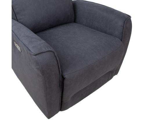 Nojatuoli BUSTER sähköinen lepotuoli, ruskeanharmaa