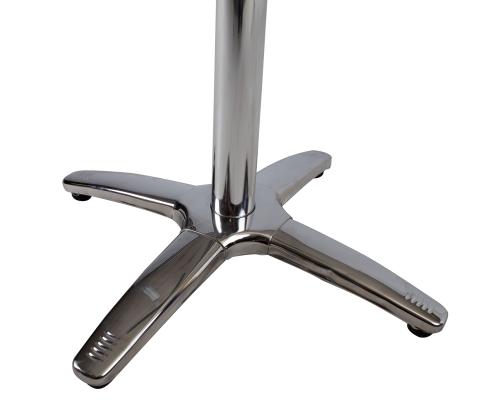 Pöydänjalka ROMA 63x63xH70cm, alumiini/teräs