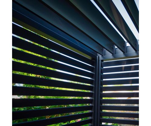 Säleseinä katos MIRADOR 93x235cm, tummanharmaa