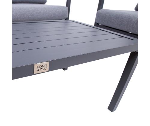 Puutarhakalusteet ADRIO pöytä, sohva ja 2 tuolia