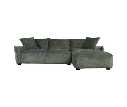 Kulmasohva DIVI PN 284x102/162xH83cm, mintunvihreä