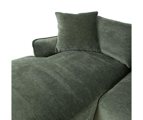 Kulmasohva DIVI VN 284x162/102xH83cm, mintunvihreä