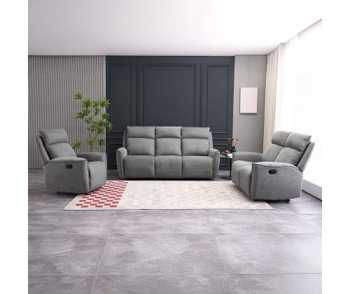 Sohva MAREN 2-istuttava manuaalinen lepotuoli 150x90xH104cm, harmaa